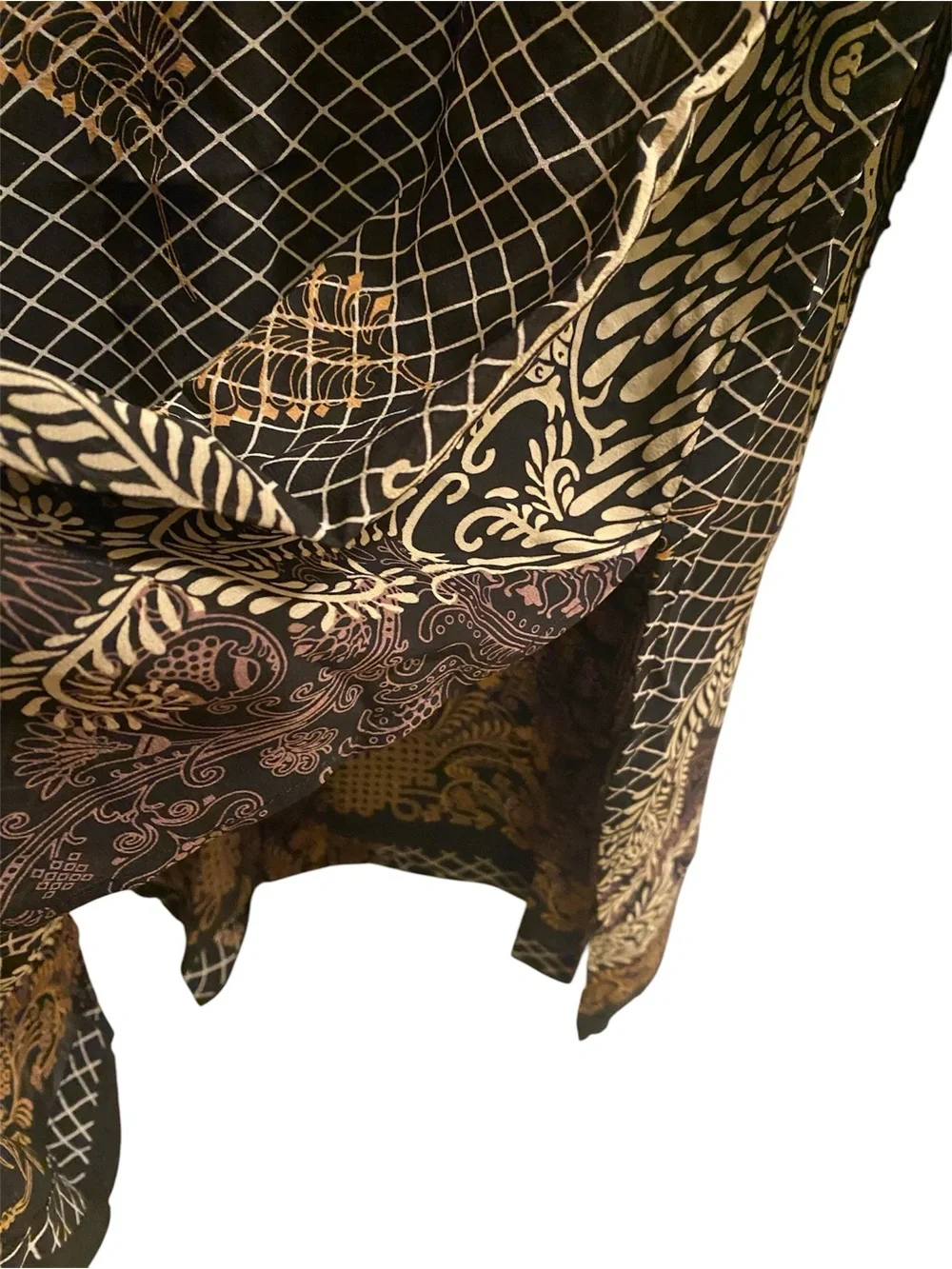 Citron~Santa Monica Beaded Peacock 
Silk Kimono Duster 
Semi-Sheer
Size 1X
NWOT - Picture 6 of 14